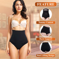 Bimla Traders High-Waist Tummy Tucker Shapewear for Women | Seamless Body Shaper | Invisible Under Dresses | Slimming Control Panty