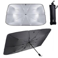 Btag Premium Foldable Car Windshield Sun Shade | Reflective UV & Heat Insulation Sun Protector for Trucks, SUVs & Cars.