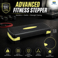 Btag Advanced Fitness Stepper for Aerobics & Cardio Training | Durable Polypropylene Construction | High Load Capacity 200 kg