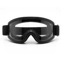 Btag Premium Adult Motocross Dirt Bike Racing, Cycling Goggles – Transparent Lens, Adjustable Strap with Extra Back Padding for Comfort. Pack of 1