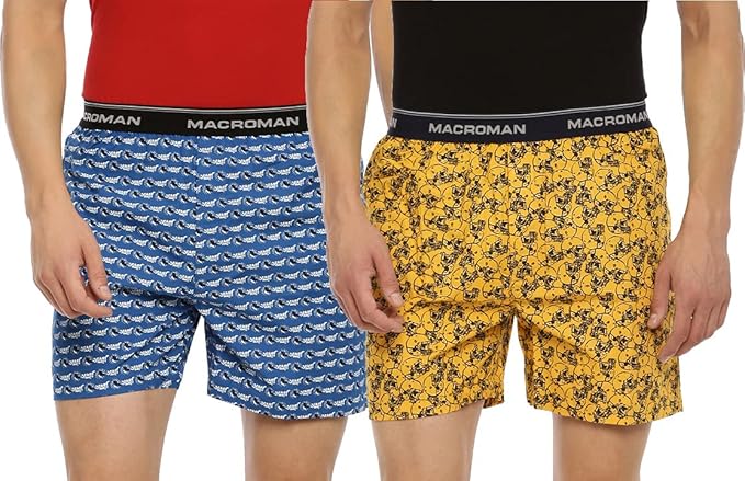 MacroMan M-Series Printed Boxers - Pack of 2