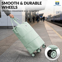 Bimla Traders Travel Duffle Bag with Wheels | Expandable & Waterproof Traveling Bag for Unisex (Pack of 1)
