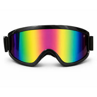 Btag Premium Adult Motocross Dirt Bike Racing, Cycling Goggles – Transparent Lens, Adjustable Strap with Extra Back Padding for Comfort. Pack of 1