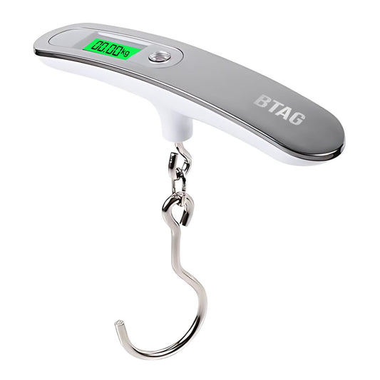 Btag Electronic Portable Digital LED Screen Luggage Weighing Scale|Handheld Travel Weight Measuring Scale for Suitcases, Bags&Baggage, 50 kg/110 Lb For Multi-Purpose Use. Pack of 1 (JY-26)