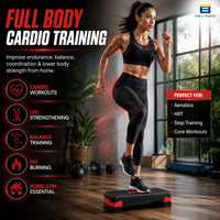Btag Advanced Fitness Stepper for Aerobics & Cardio Training | Durable Polypropylene Construction | High Load Capacity 200 kg
