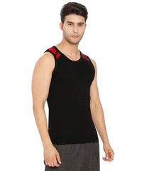 Lux Xylo Cotton Men's Round Neck Sleeveles Vest - Assorted (888)