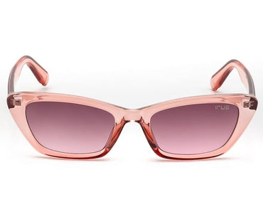 IRUS 100% UV protected sunglasses for Women | Size- Medium | Shape- Cat Eye | Model- IRS1210C3SG (Pink)