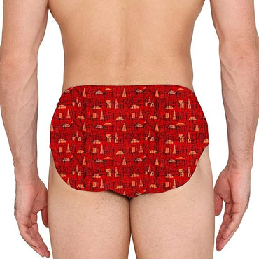 VIP Men's Solid Cotton Briefs with Elasticated Waistband - Soft, Breathable, and Comfortable Underwear for Everyday Wear. Pack of 2
