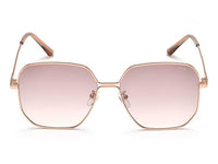 IRUS 100% UV protected sunglasses for Women | Size- Large | Shape- Square | Model- IRS1138C3SG (Shiny Light Gold)