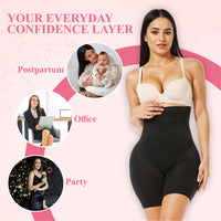 Bimla Traders High Waist Tummy Control Shapewear Shorts | Tummy Tucker| Seamless Body Shaper | Shorts Under Dress | Comfortable | Breathable | Free Size 35 to 75 KG | Skin