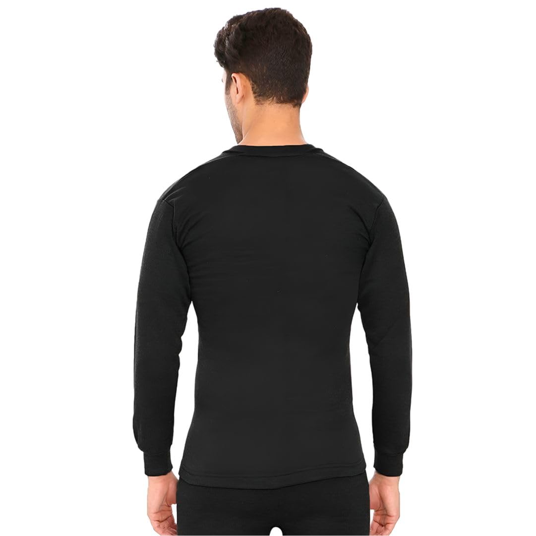Lux Cottswool Men's Cotton V Neck Thermal Top