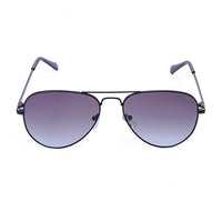 IDEE 100% UV protected sunglasses for Unisex | Size- Large | Shape- Aviator | Model- IDS2500C15SG (Shiny Black)