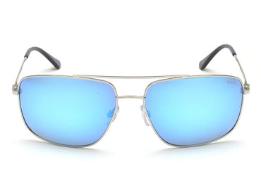 IDEE Uv Protected Sunglasses For Men | Size- Large | Shape- Square | Model- Ids2792C3Sg, Silver
