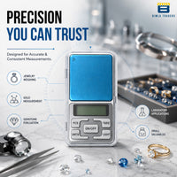 Btag Ultra-Precision Digital Pocket Weighing Scale | Premium Mini Jewellery & Gold Weight Machine | Compact Portable Design.