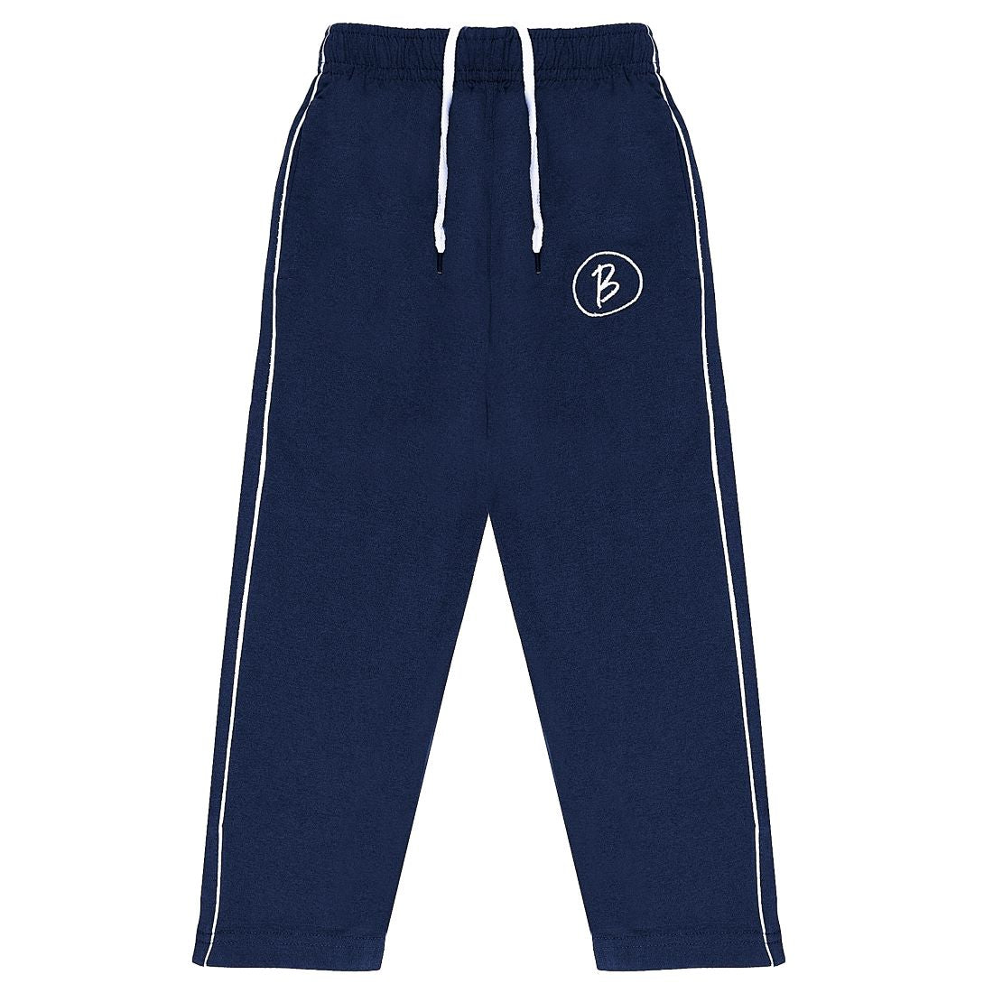 Bimla Traders Cotton Regular Fit Track Pants for Boys with Zip Pocket (Pack of 1)
