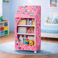 Bimla Traders Baby Almirah Kids Storage Organizer for Clothes,Books,Shoes,Toys Wardrobe for Multipurpose Collapsible