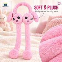Bimla Traders Kids Premium Plush Bunny Earmuffs – Ultra-Soft, Windproof Ear Warmers with Animated Moving Ears