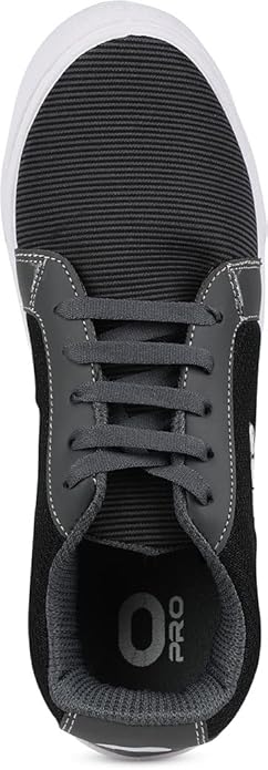 Pro by Khadim's Men's Grey Casual Sneakers
