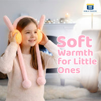 Bimla Traders Kids Premium Plush Bunny Earmuffs – Ultra-Soft, Windproof Ear Warmers with Animated Moving Ears