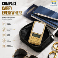 Btag Ultra-Precision Digital Pocket Weighing Scale | Premium Mini Jewellery & Gold Weight Machine | Compact Portable Design.