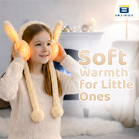 Bimla Traders Kids Premium Plush Bunny Earmuffs – Ultra-Soft, Windproof Ear Warmers with Animated Moving Ears