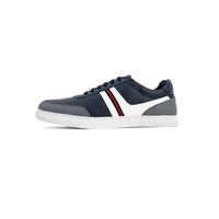 Lazard by Khadim's Synthetic Leather PVC Sole Contrast Patch Stitch Navy Casual Casual Shoe for Men