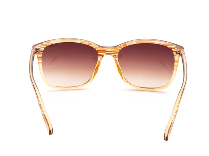 IRUS Uv Protected Sunglasses For Unisex | Size- Medium | Shape- Square | Model- Irs1215C3Sg, Brown