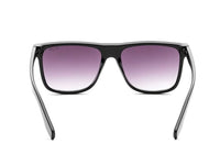 IRUS Uv Protected Sunglasses For Men | Size- Medium | Shape- Square | Model- Irs1225C1Sg, Black