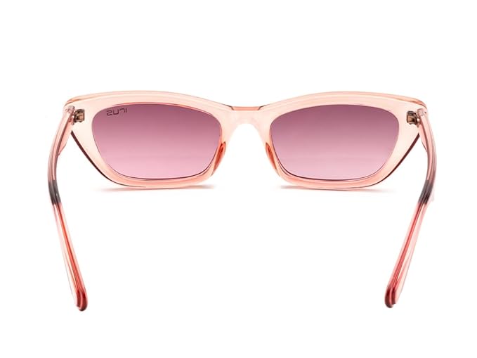 IRUS 100% UV protected sunglasses for Women | Size- Medium | Shape- Cat Eye | Model- IRS1210C3SG (Pink)