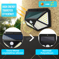 Bimla Traders LED Bright Outdoor Solar Lights with Motion Sensor Solar Powered Wireless Waterproof