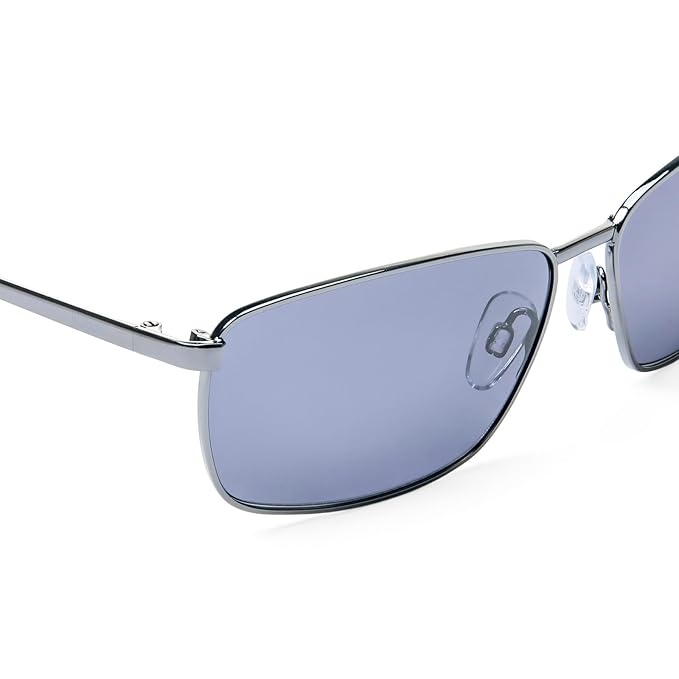 IDEE Eyewear 100% Uv Protected Rectangular Sunglasses For Men |Size Large With Bronze Coloured Polycarbonate Lens, Grey