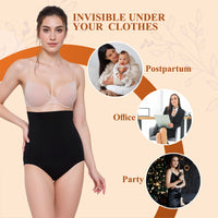 Bimla Traders High-Waist Tummy Tucker Shapewear for Women | Seamless Body Shaper | Invisible Under Dresses | Slimming Control Panty