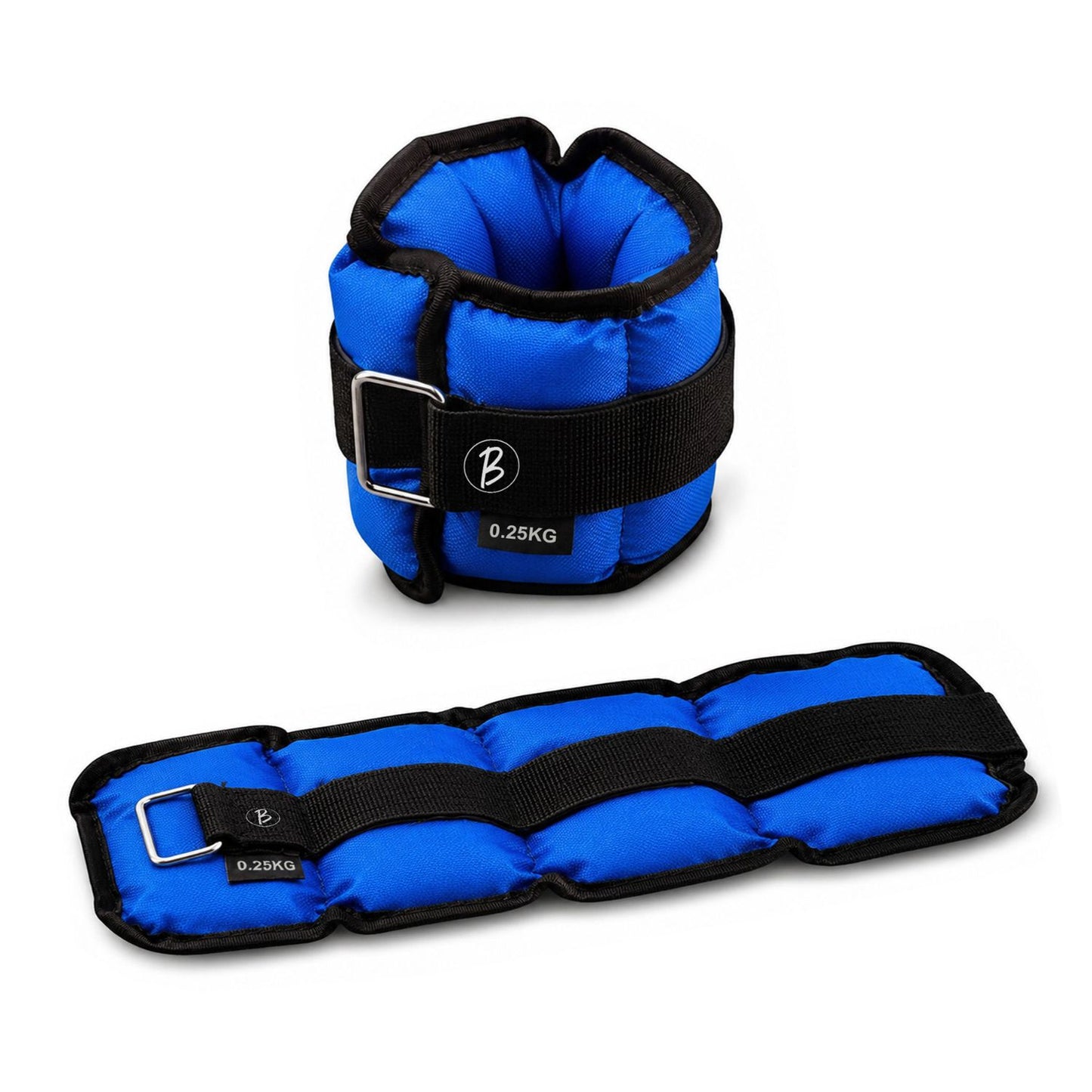 Btag Solid Neoprene Ankle & Wrist Weights | Adjustable Strap | Unisex Leg & Arm Weight Cuffs for Gym, Workout & Training.