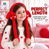 Bimla Traders Kids Premium Plush Bunny Earmuffs – Ultra-Soft, Windproof Ear Warmers with Animated Moving Ears