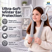 Bimla Traders Kids Premium Plush Bunny Earmuffs – Ultra-Soft, Windproof Ear Warmers with Animated Moving Ears