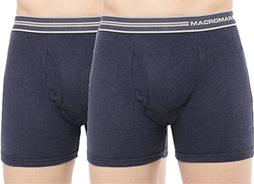 MacroMan Men's Cotton Outer Elastic Trunk's (Pack of 2)