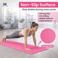 Bimla Traders Premium EVA Yoga Mat for Women & Men | Anti-Slip Exercise & Gym Mat for Home Workouts | Lightweight & Durable