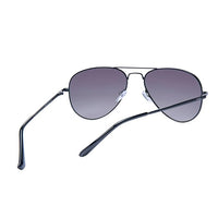 IDEE 100% UV protected sunglasses for Unisex | Size- Large | Shape- Aviator | Model- IDS2500C15SG (Shiny Black)