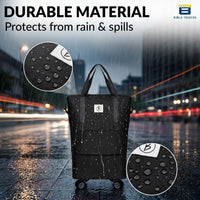 Bimla Traders Travel Duffle Bag with Wheels | Expandable & Waterproof Traveling Bag for Unisex (Pack of 1)
