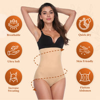 Bimla Traders High-Waist Tummy Tucker Shapewear for Women | Seamless Body Shaper | Invisible Under Dresses | Slimming Control Panty