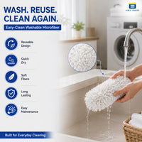 Bimla Traders Feather Duster Bendable & Extendable Fan Cleaning Duster with 100 inches Expandable Pole Handle Washable