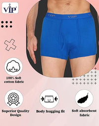 VIP Punch Men's Cotton Trunks - Pack of 1 (Assorted)