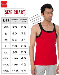 VIP Frenchie Flex Men's Regular Fit Vest - Pack Of 1