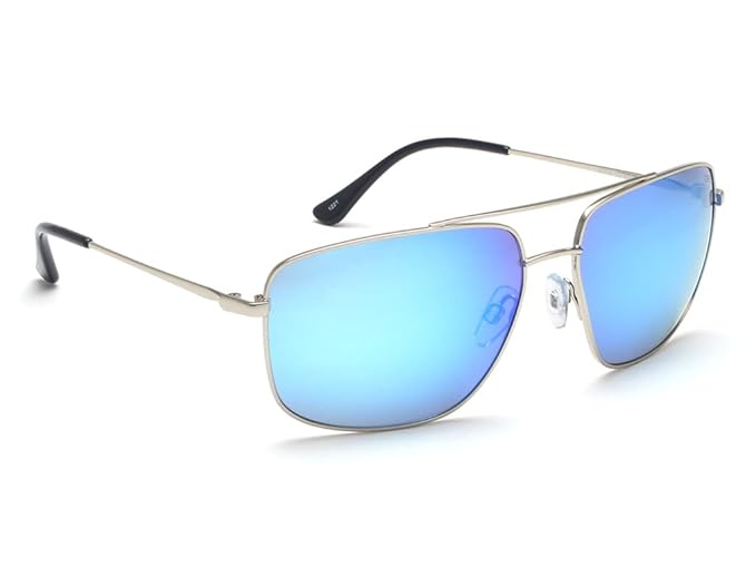 IDEE Uv Protected Sunglasses For Men | Size- Large | Shape- Square | Model- Ids2792C3Sg, Silver