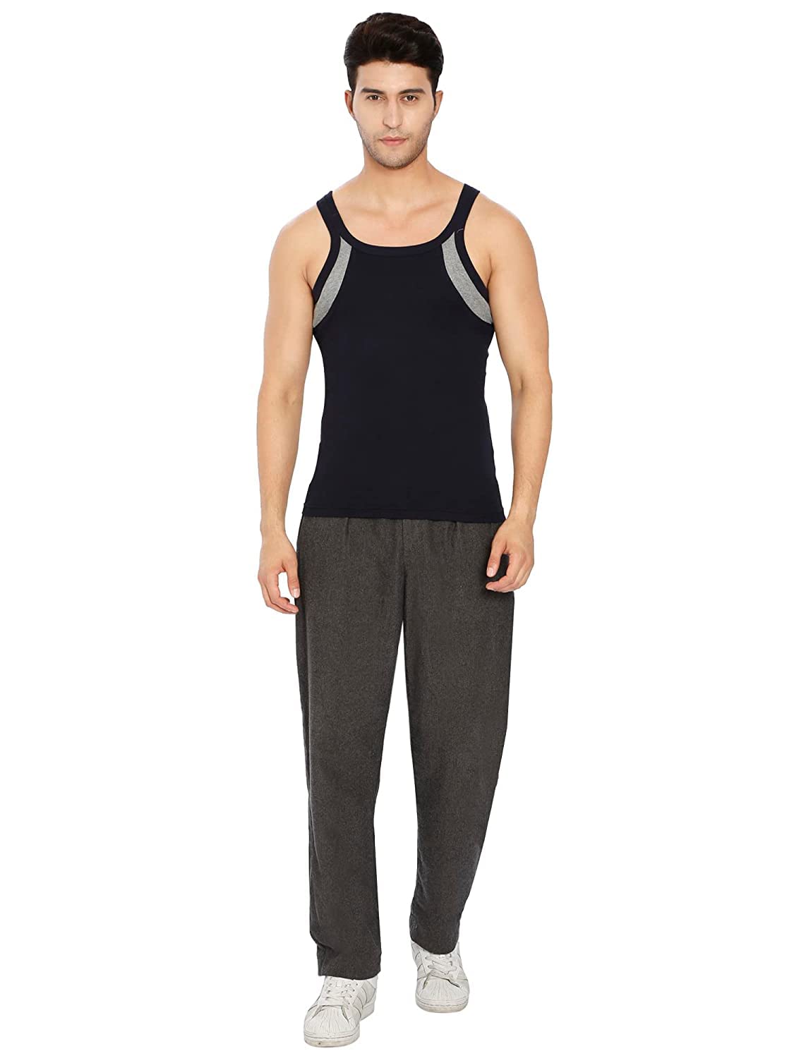Lux Xylo Cotton Men's Round Neck Sleeveles Vest - Assorted (999)