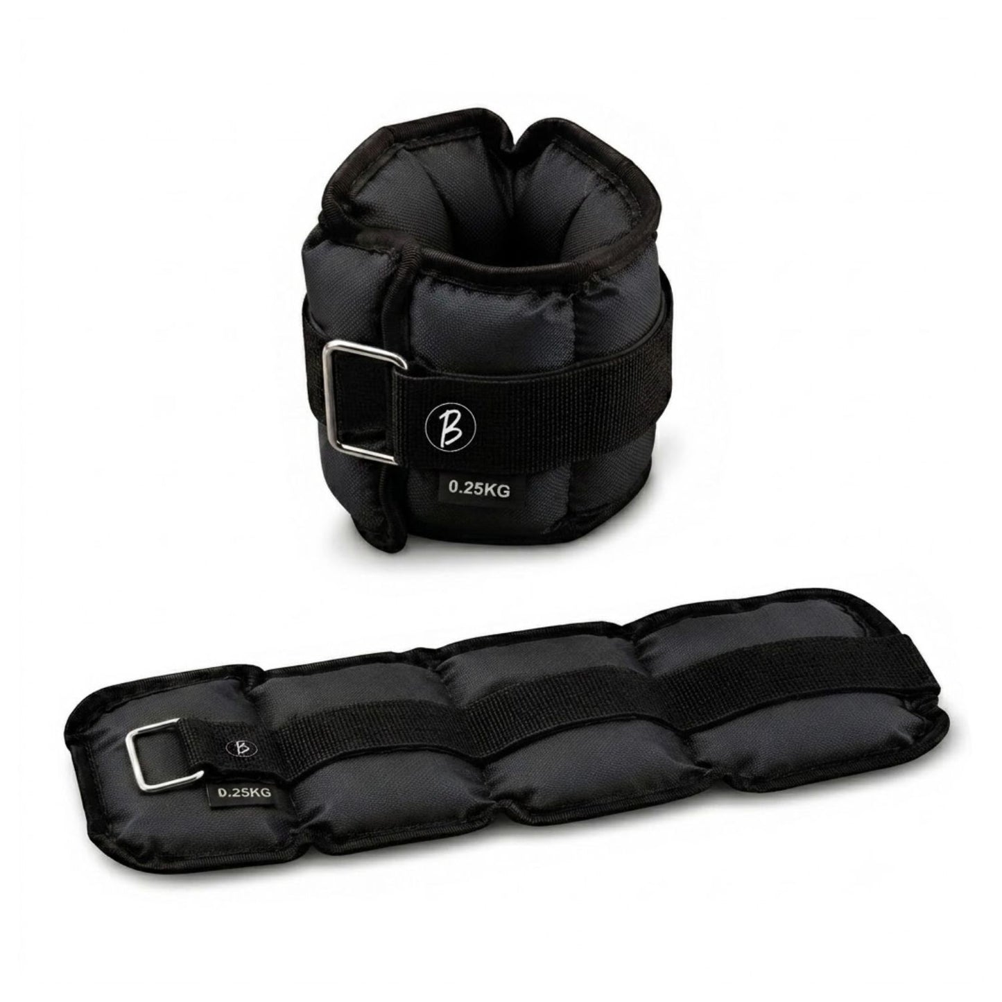 Btag Solid Neoprene Ankle & Wrist Weights | Adjustable Strap | Unisex Leg & Arm Weight Cuffs for Gym, Workout & Training.