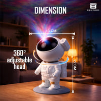 Bimla Traders Astronaut Galaxy Projector Lamp | Space Theme Light Projector for Bedroom, Kids & Home Décor | Adjustable Lighting & Remote Control. Pack of 1 (PL001)