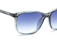 IRUS Uv Protected Sunglasses For Unisex | Size- Medium | Shape- Square | Model- Irs1215C4Sg, Blue