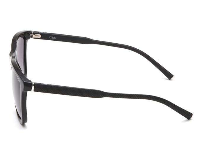 IDEE 100% Uv Protected Sunglasses For Men|Size- Large|Shape- Square|Model- Idso211C2Sg, Black