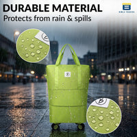 Bimla Traders Travel Duffle Bag with Wheels | Expandable & Waterproof Traveling Bag for Unisex (Pack of 1)